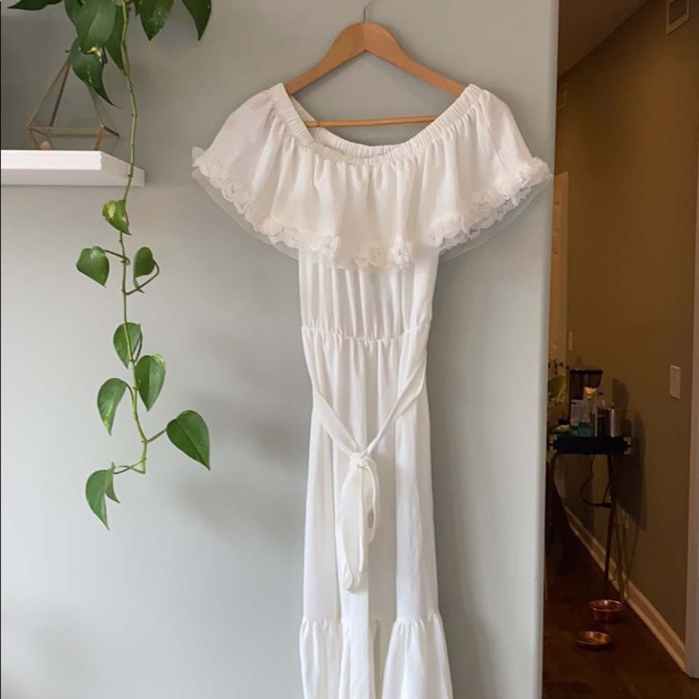 ASOS off the shoulder dress